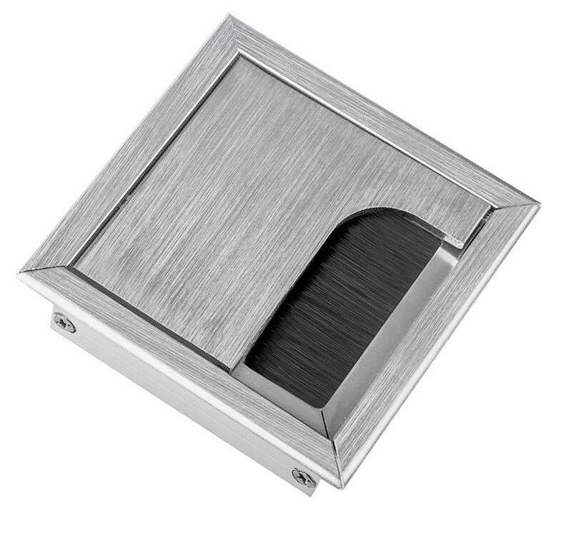 Edelstahl 80mm Kabeldurchführung Aluminium Kabeldurchlass Kabelauslass ALU 80x280mm