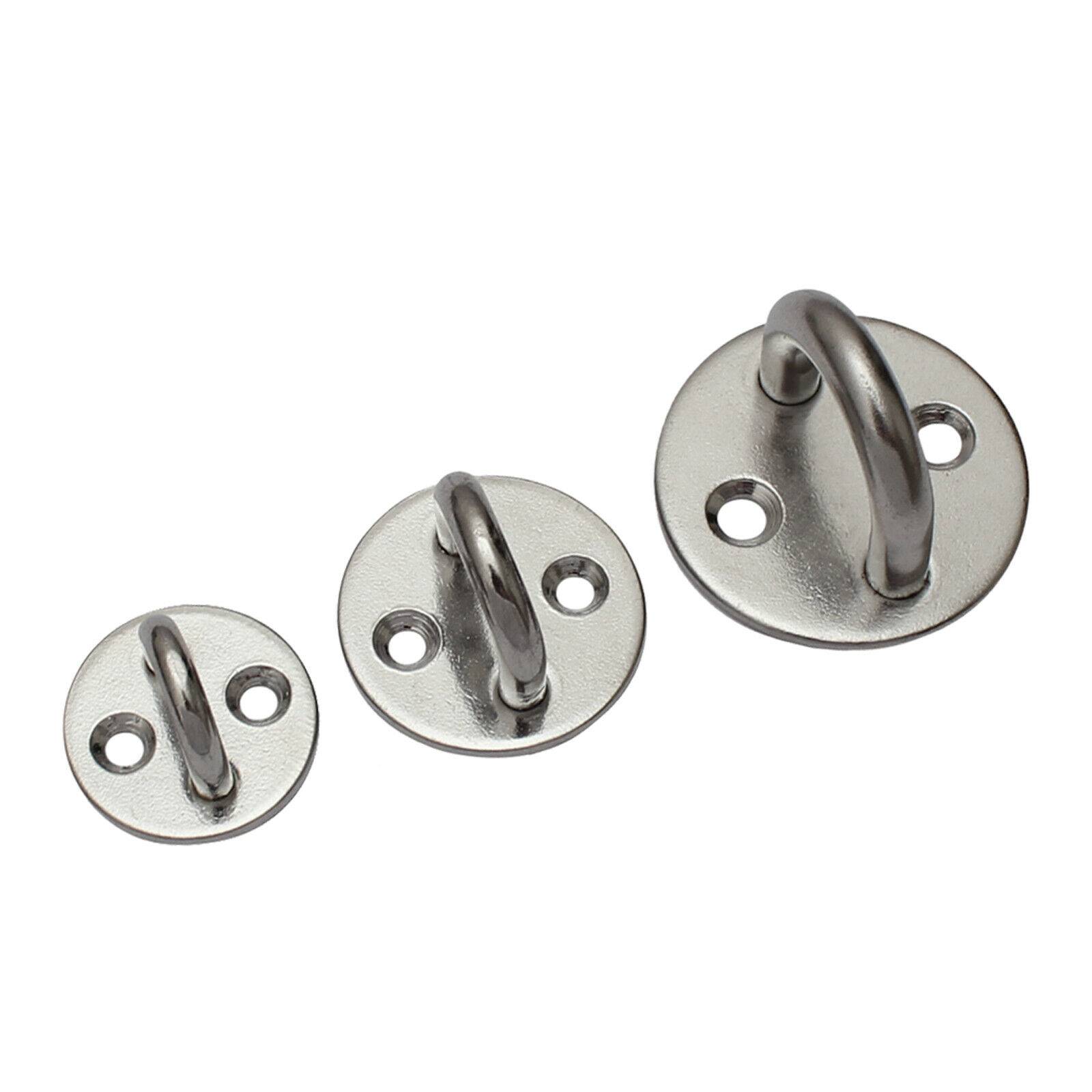 Edelstahl Augplatte Zurröse Deckenhaken Wandöse Ösenplatte Augenplatte Bügel Öse I Ø33mm