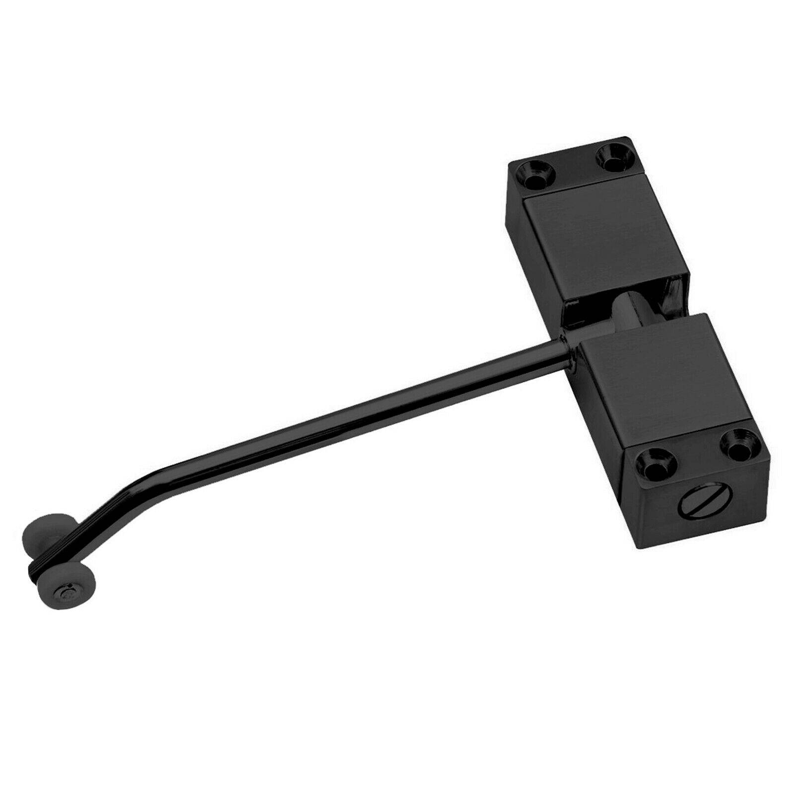 Edelstahl Automatik Türschließer Stangentürschließer Türfeder Federschließer Schwarz