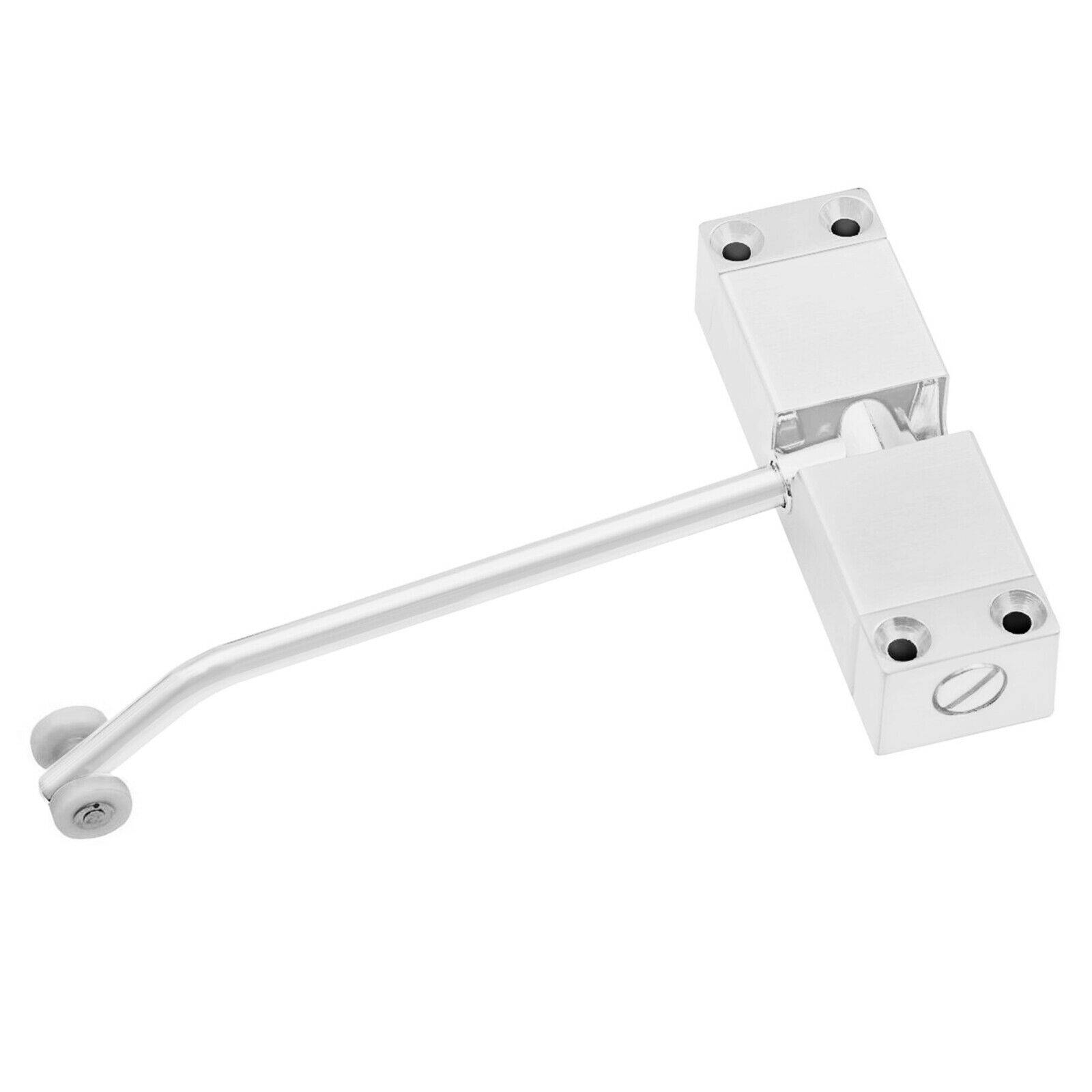 Edelstahl Automatik Türschließer Stangentürschließer Türfeder Federschließer Weiß