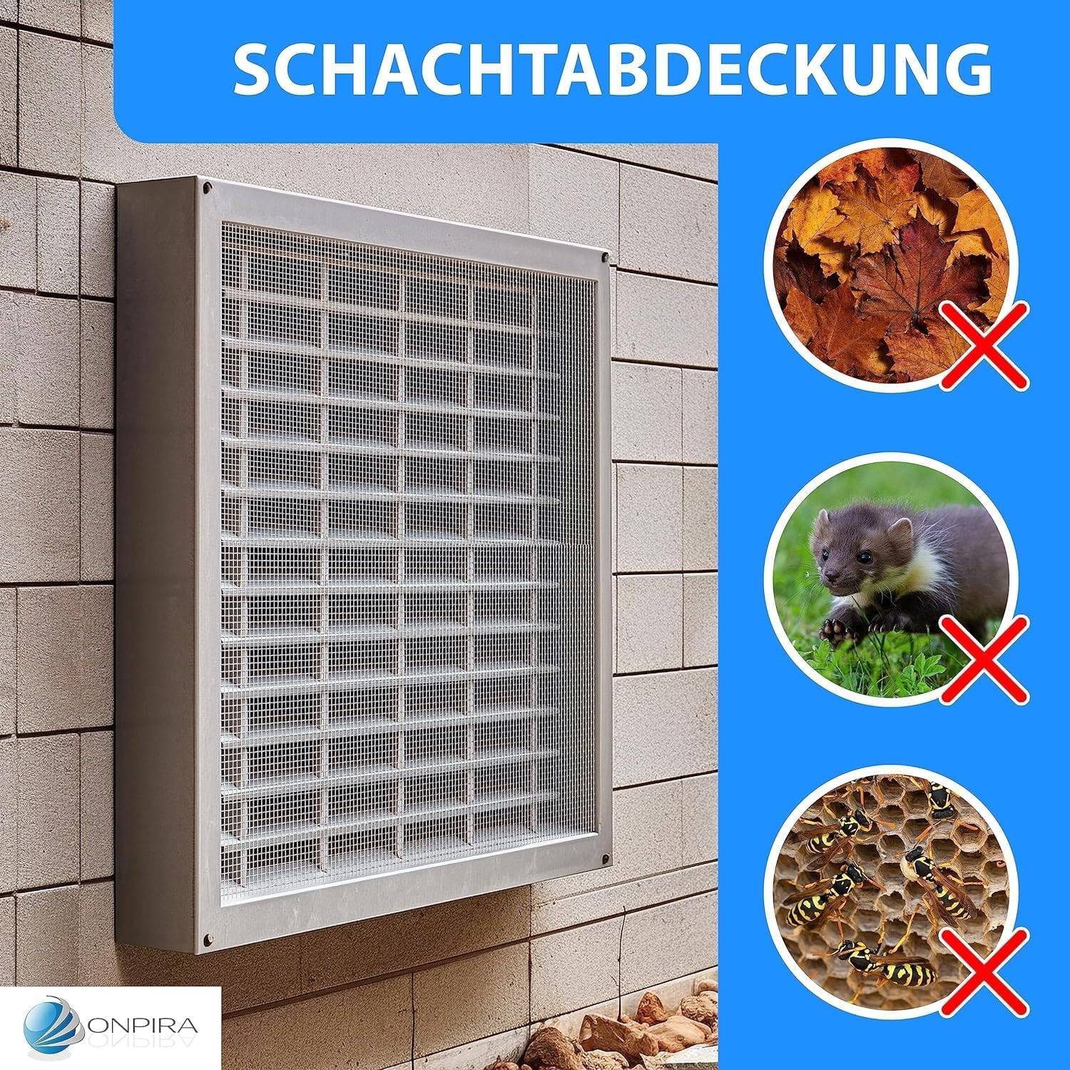 Edelstahl Drahtgitter Gitter trittfest Lichtschachtabdeckung Laubschutz 4A 9x9mm