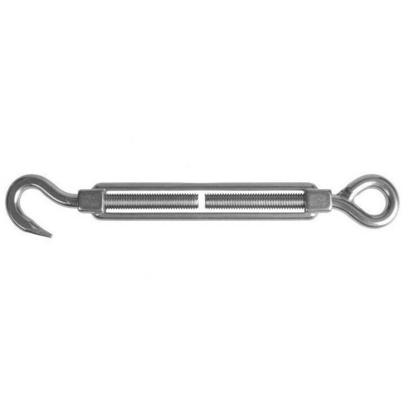 Edelstahl Drahtseil Spannschloss V4A Seilspanner Haken Öse Spanner Wantenspanner Haken / Öse M12