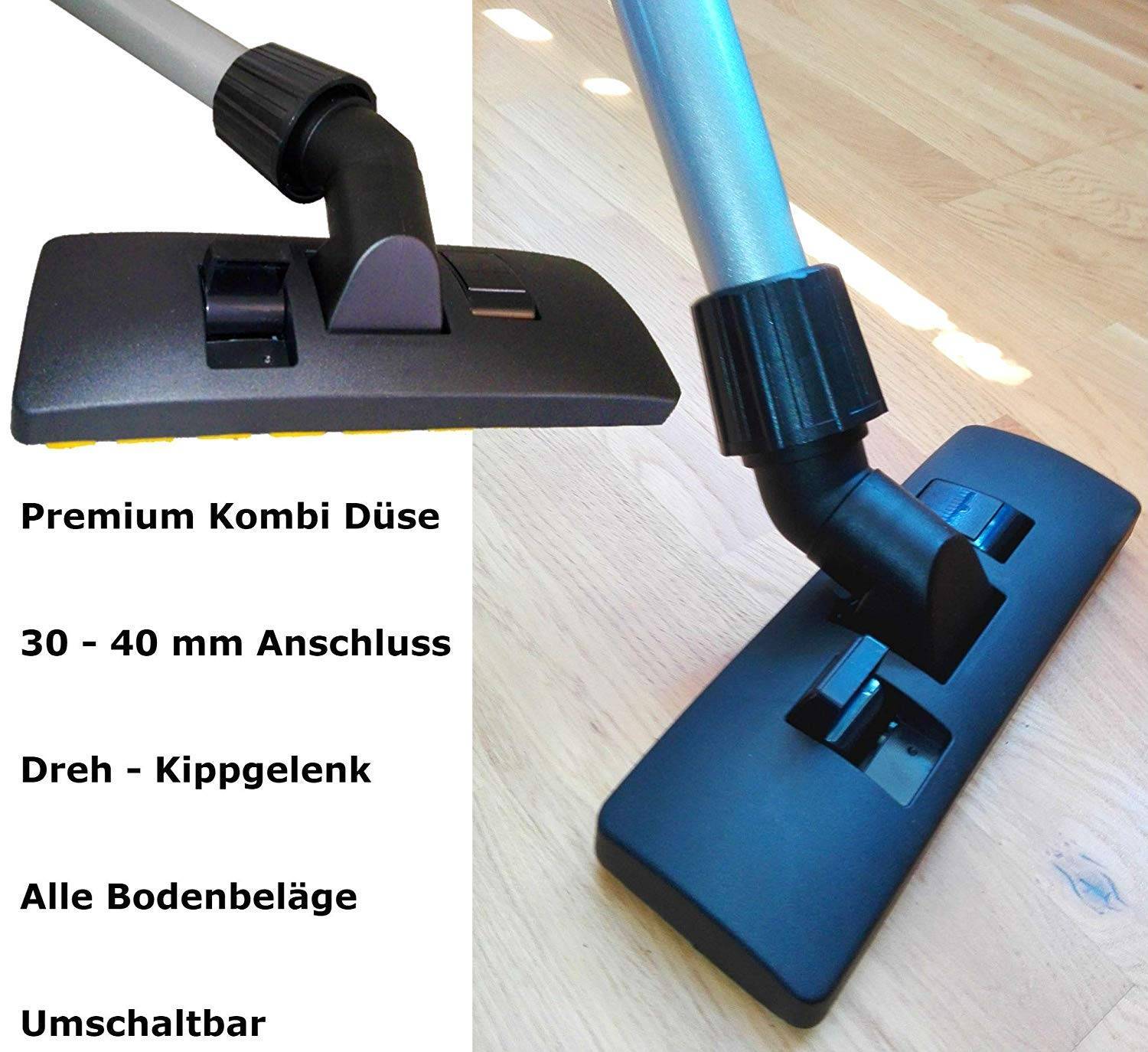 Staubsaugerdüse Staubsauger Düse Zubehör Ersatz für Industriestaubsauger Deuba Dewalt Festool Flex Hitachi Klarstein KSW