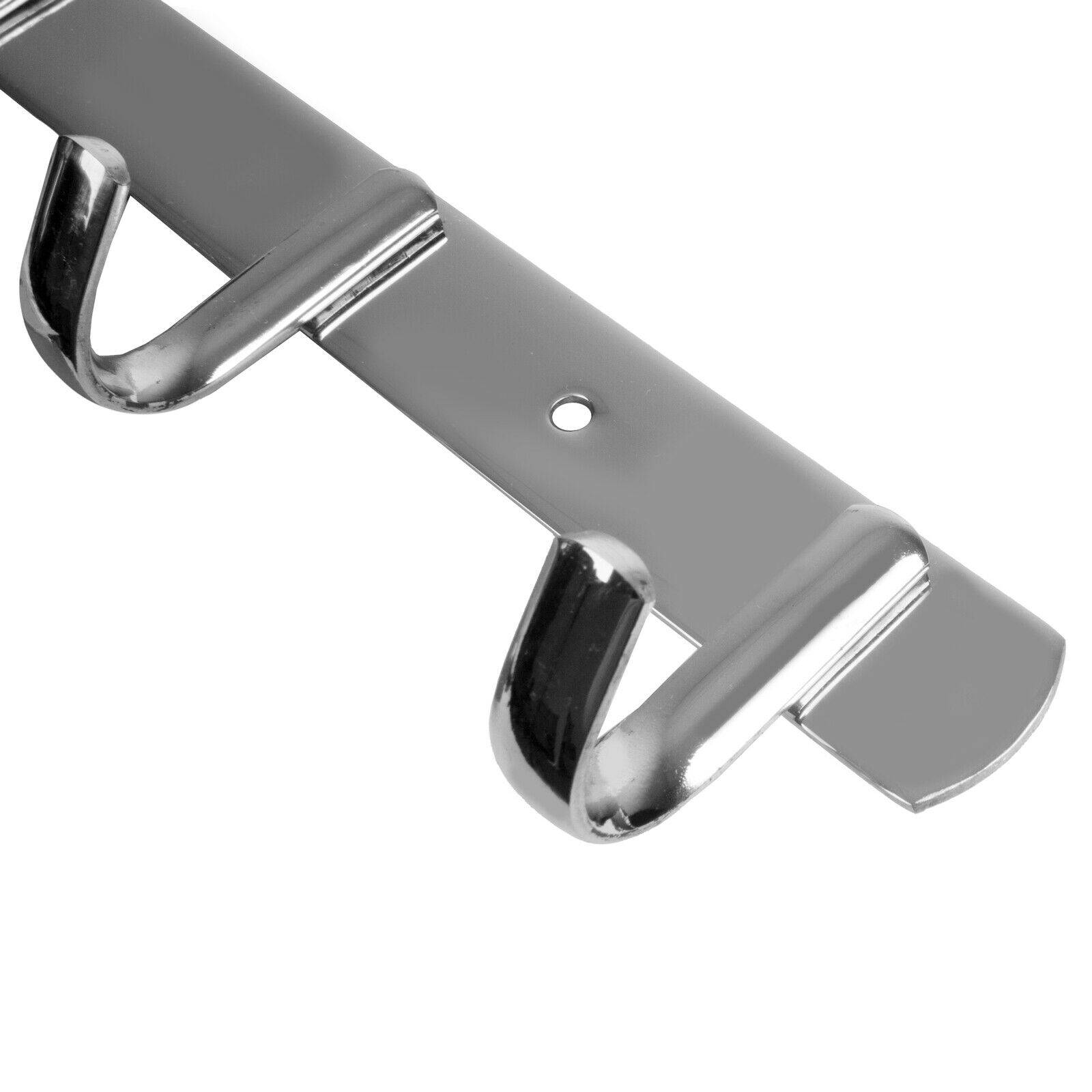 Edelstahl Garderobenhaken Wandgarderobe Garderobe exklusiv Hakenleiste Haken A - Chrom 14