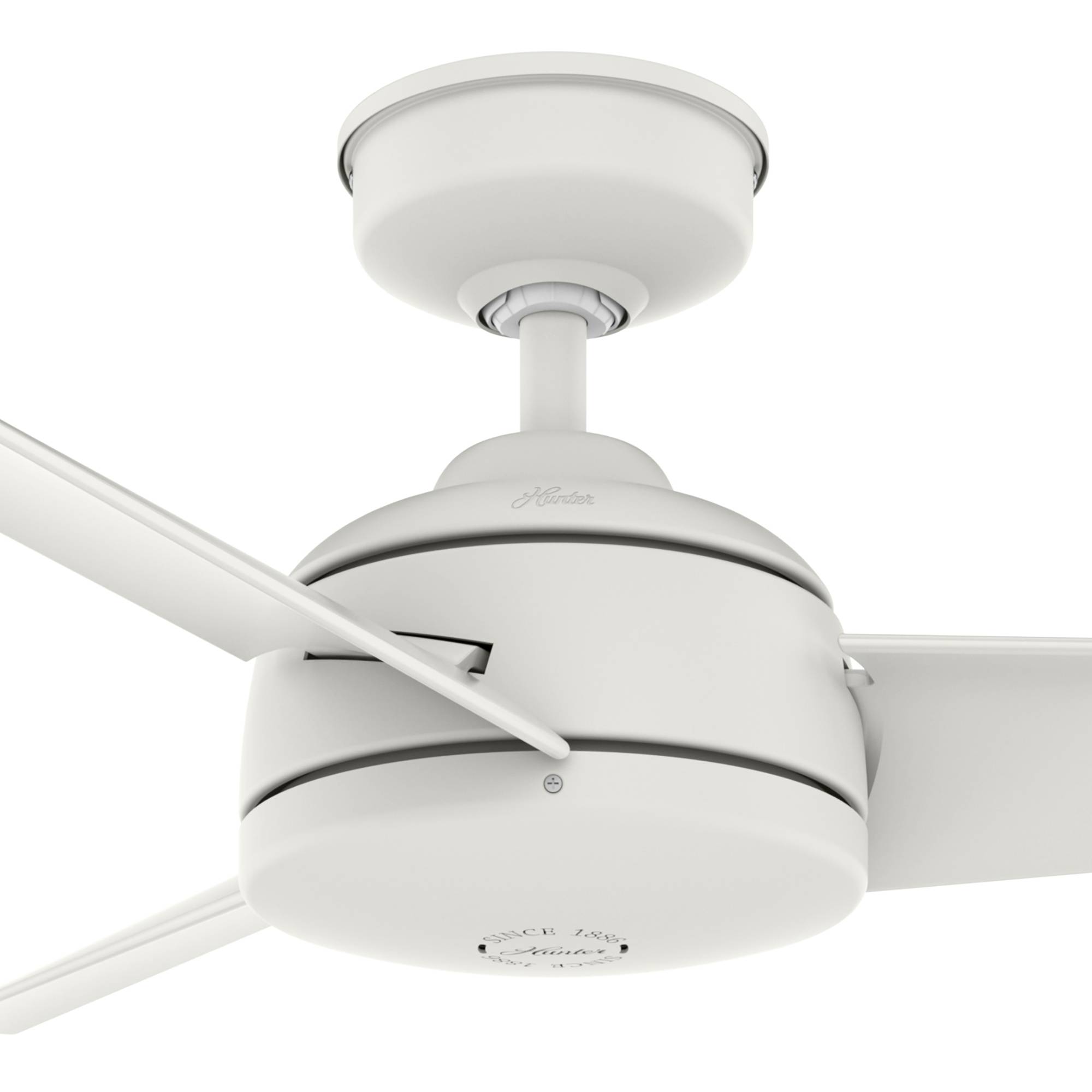 Outdoor Deckenventilator Trimaran Weiß mit Wandschalter