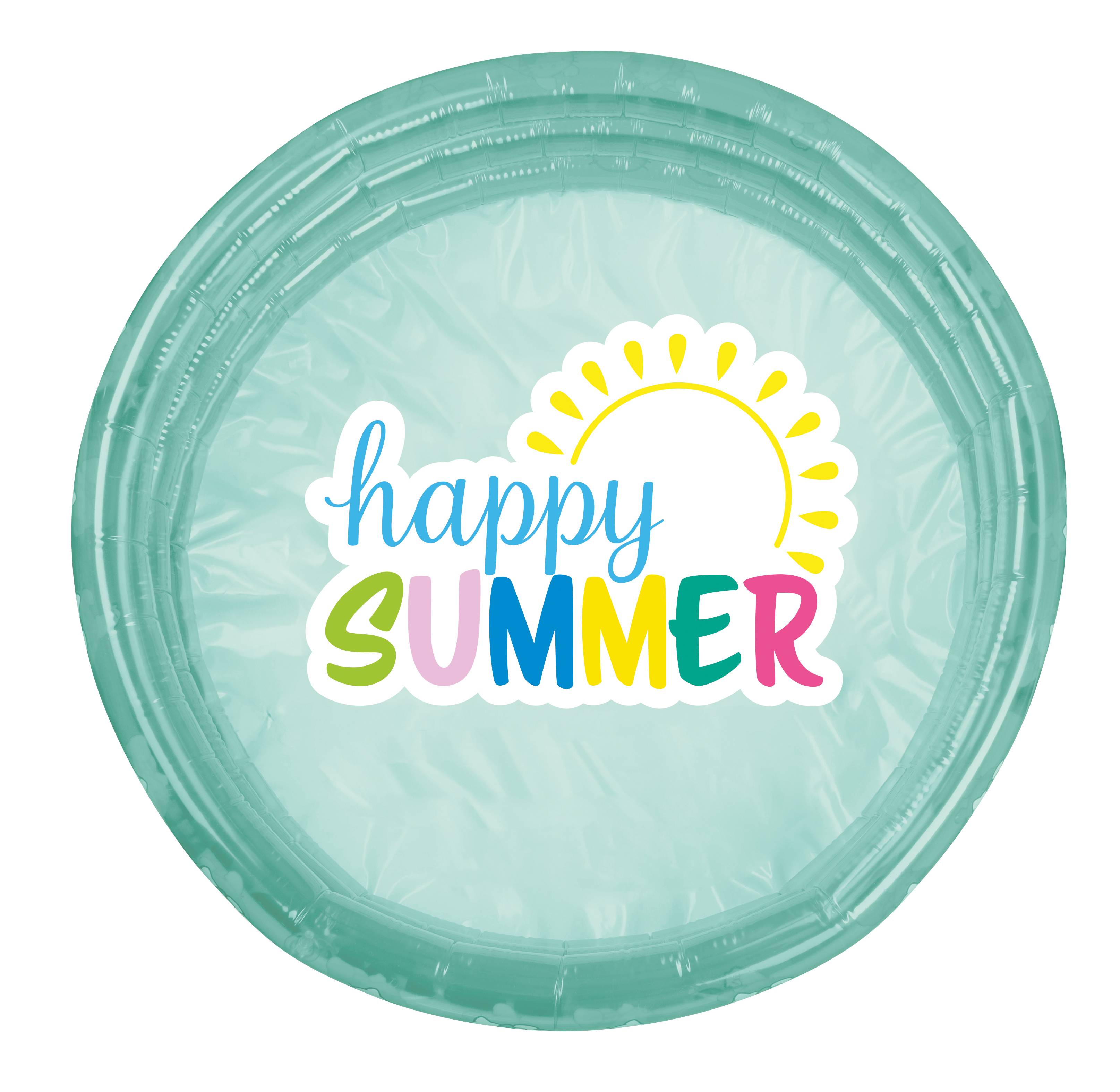 Happy People - Planschbecken - Happy Summer Pool (122x23cm) Babypool Kinder planschen Garten