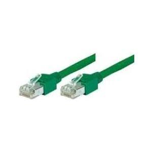 Patchkabel S/UTP, Cat 5e, grün, 0,3 m PVC, hochflexibel, mit Dätwyler-Kabel und Hirosesteckern TM11 (719003G)
