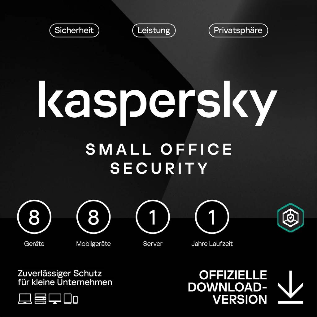 Kaspersky Small Office Security - 8 User. 1 Year - Base - ESD-DownloadESD Software ESD-Lizenzen