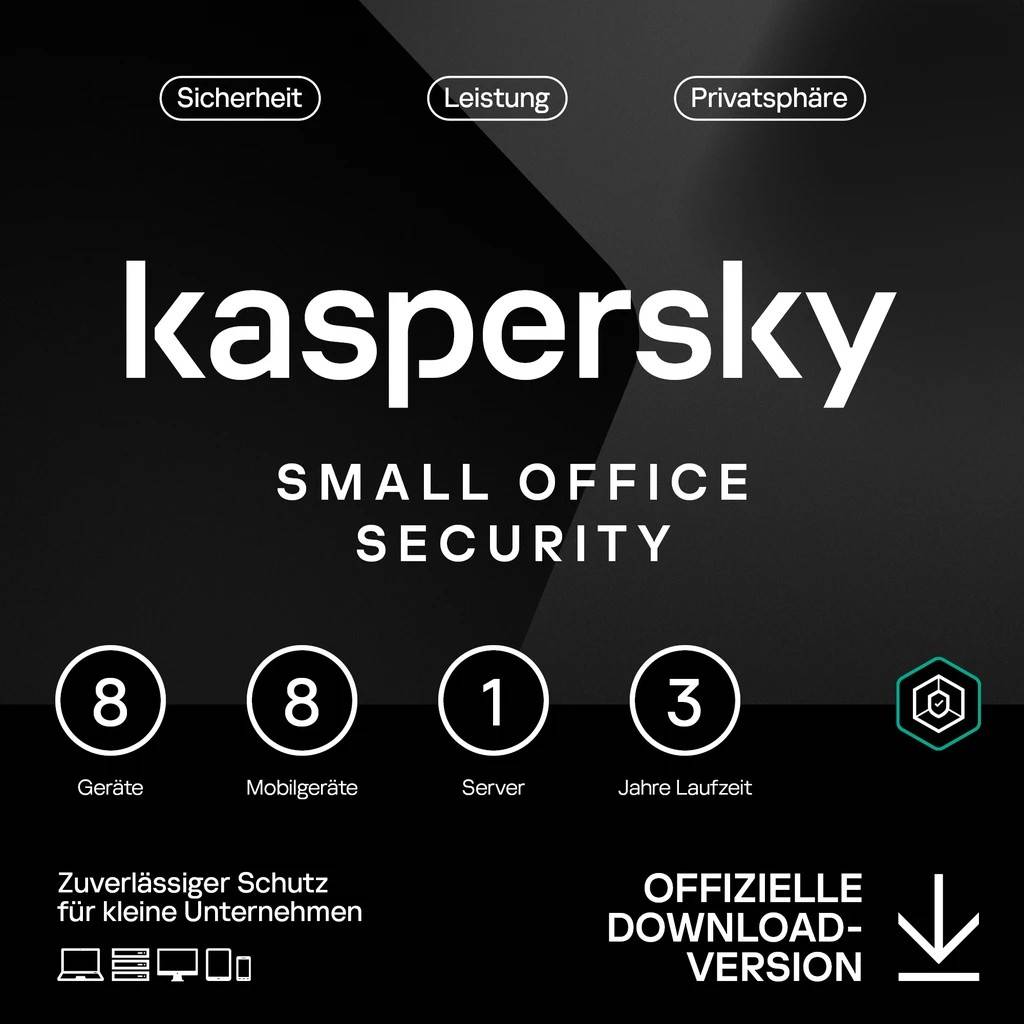 Kaspersky Small Office Security - 8 User. 3 Years - Base - ESD-DownloadESD Software ESD-Lizenzen
