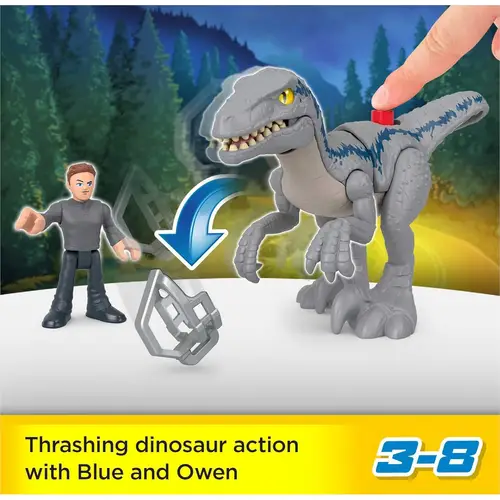 FP PRECOOL IMAGINEXT Jurassic World auf der Flucht Set mit Blue und Owen HKG15 FP PRECOOL IMAGINEXT Jurassic World auf der Flucht Set mit Blue und Owen HKG15