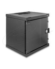 Delock 10" Netzwerkschrank 6 HE mit Glastür zur Stand- oder Wandmontage 240 mm Tiefe