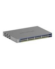 Netgear Smart GS752TXUP V3 switch L3 Lite intelligente 48 x 10/100/1000 PoE+++ 4 x 10 Gigabit SFP+ desktop montabile su rack PoE++ NETGEAR