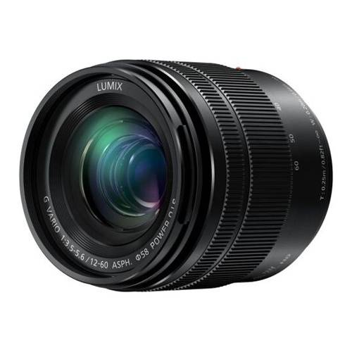 PANASONIC H-FS12060EC - LUMIX G VARIO Wechselobjektiv für AW-UB10E Box-Kameras (12-60mm | F3.5-5.6 | O.I.S) - in schwarz