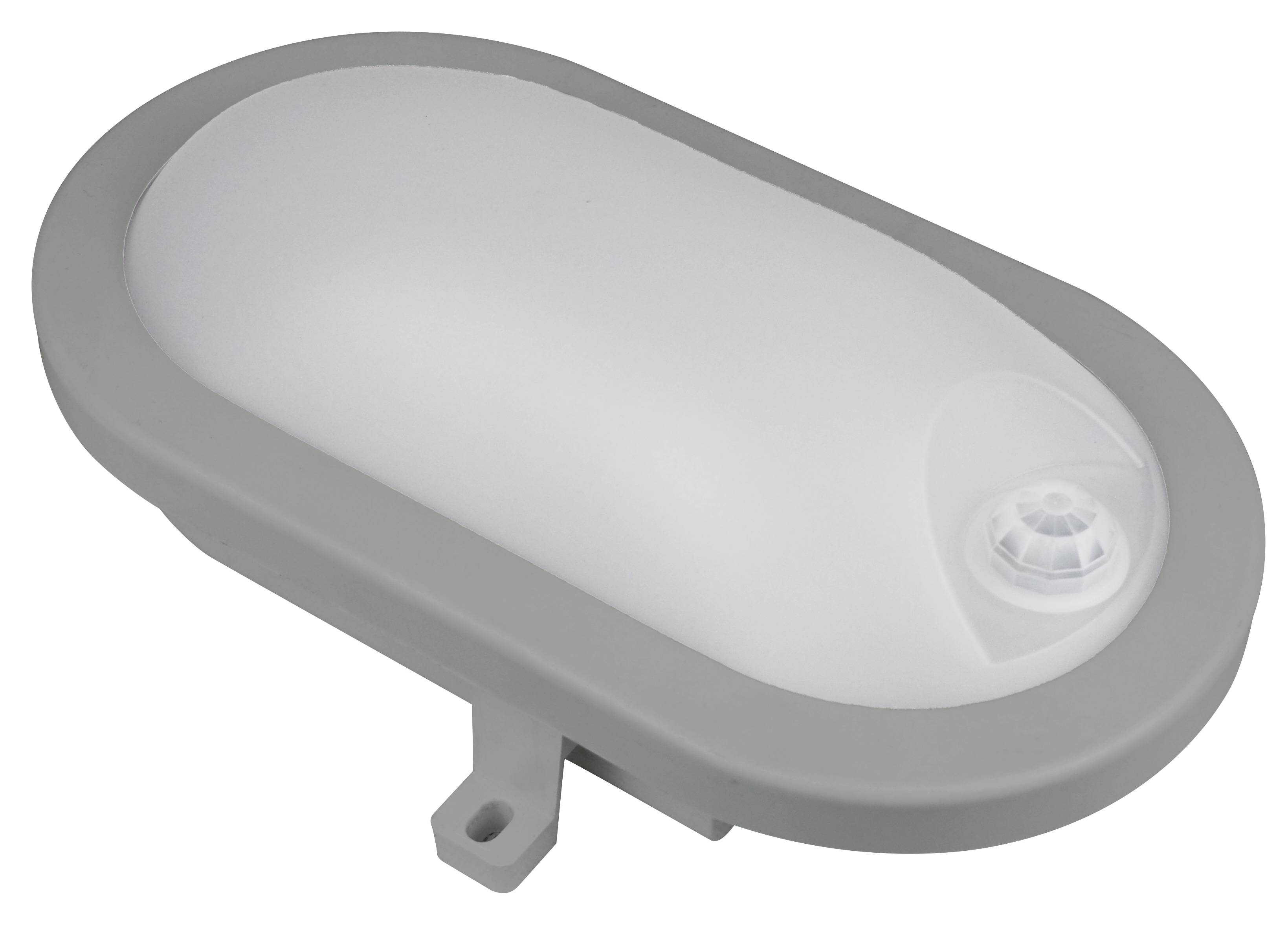 BLULAXA LED-Oval-Leuchte Basis Fix, IR-Sensor, 12W, 1200lm, 4000K, IP54