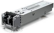 Ubiquiti SFP transceiver that supports using multi-mode fiber with a duplex LC UPC connector