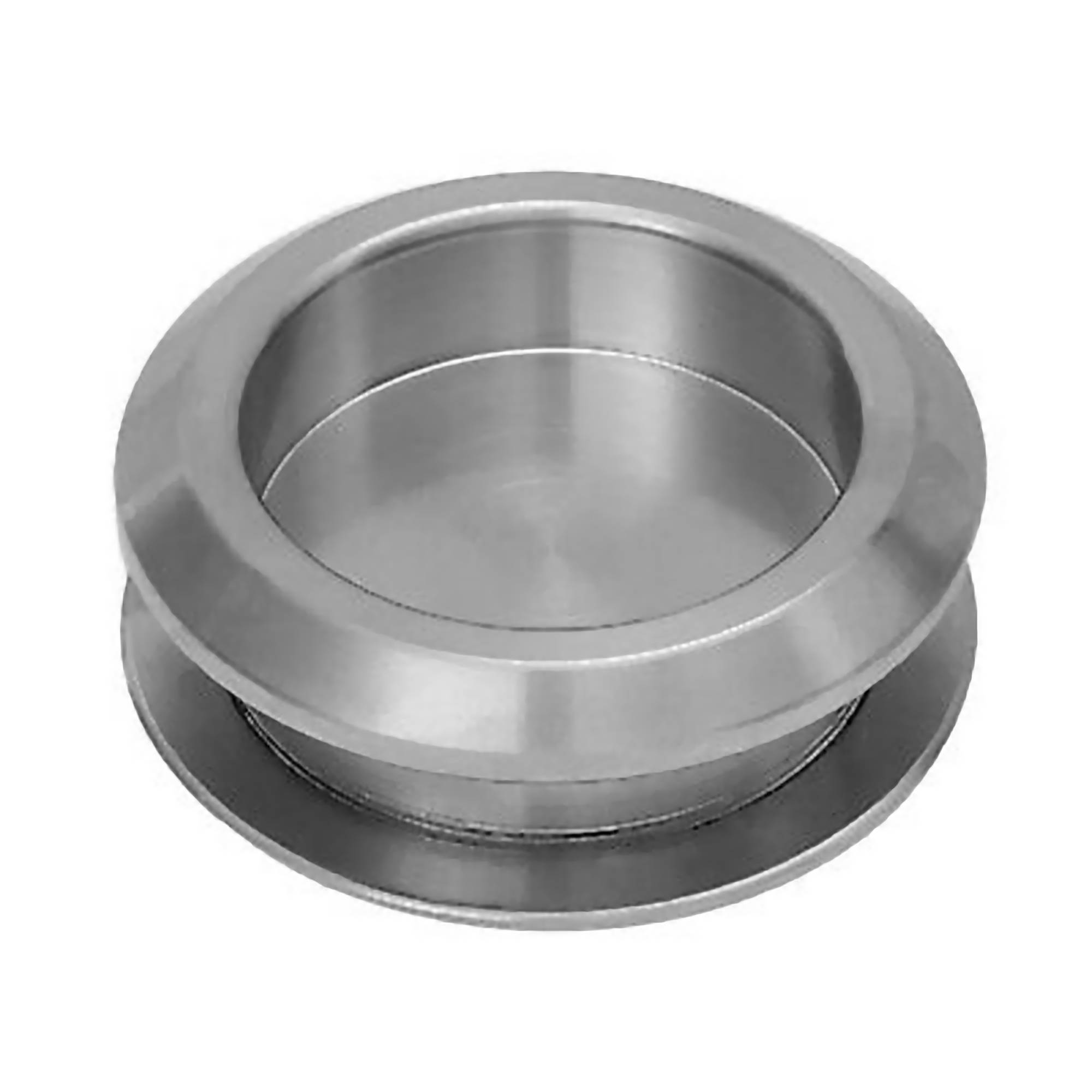 Edelstahl Griffmulde Glastür Glastürgriff Muschelgriff Griffmuschel Beschlag Ø57mm