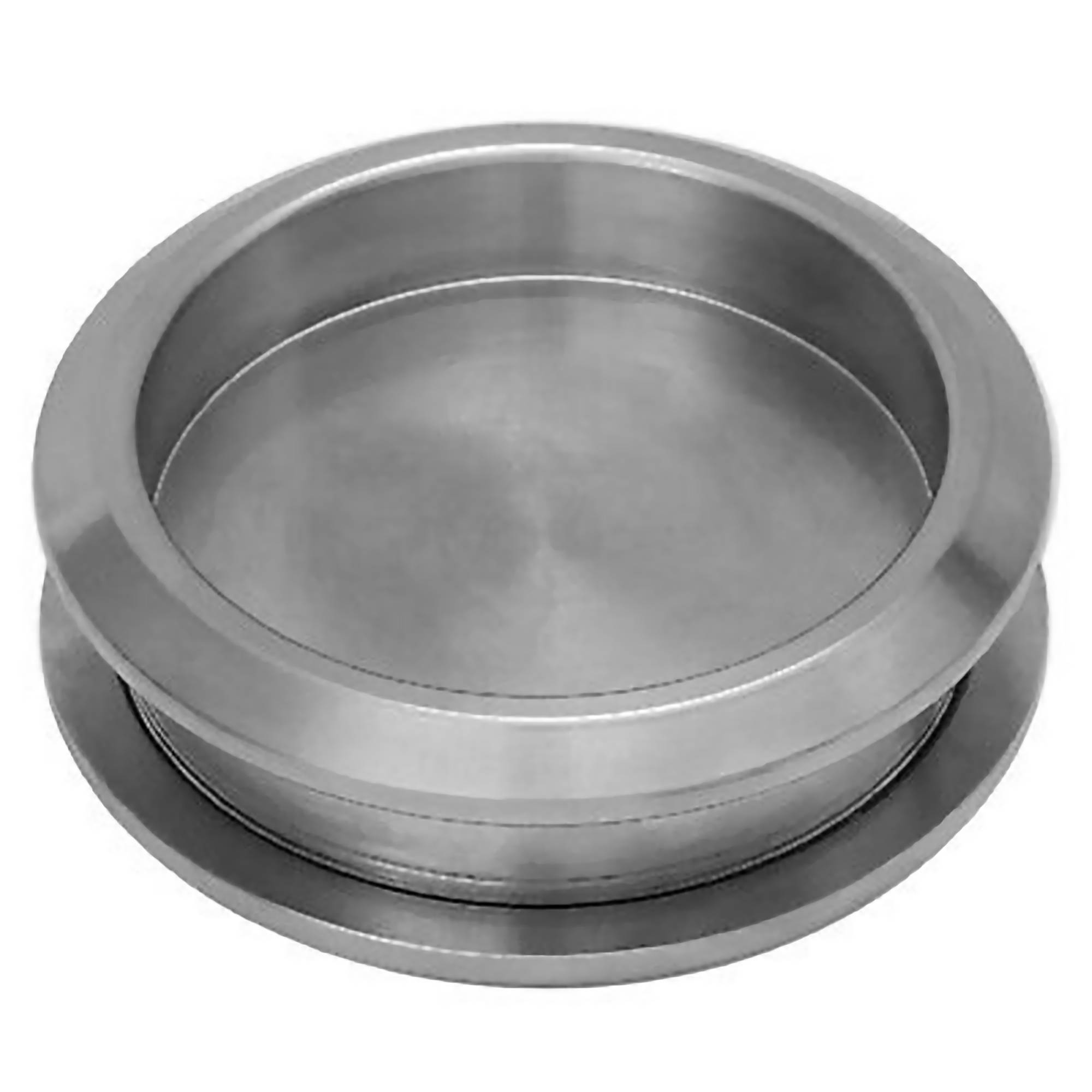 Edelstahl Griffmulde Glastür Glastürgriff Muschelgriff Griffmuschel Beschlag Ø68mm