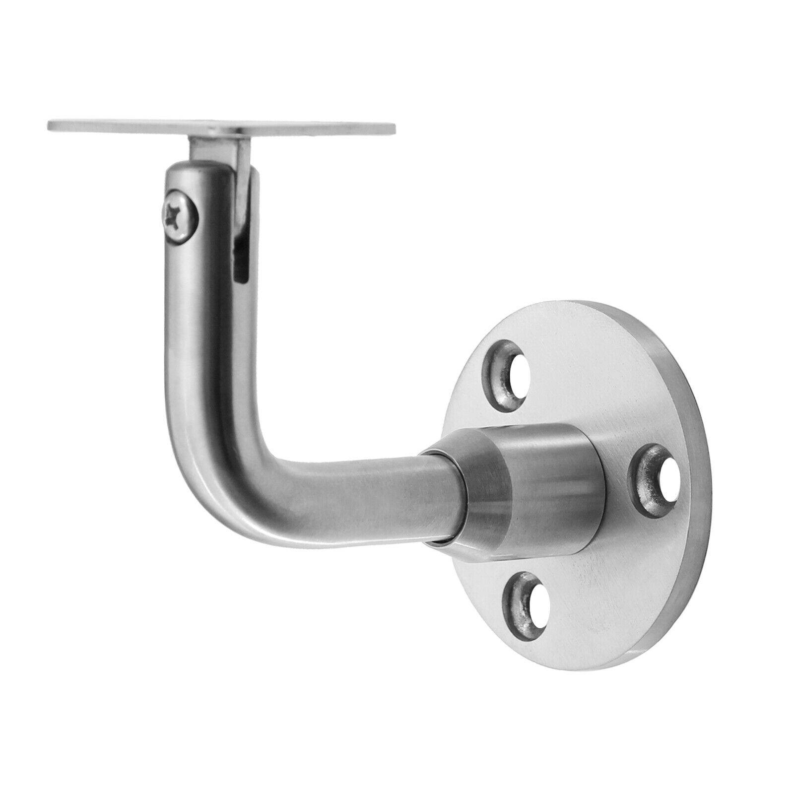 Edelstahl Handlaufhalter Handlaufträger Handlauf Wandhalter Holz Geländer Rohr D - Flach