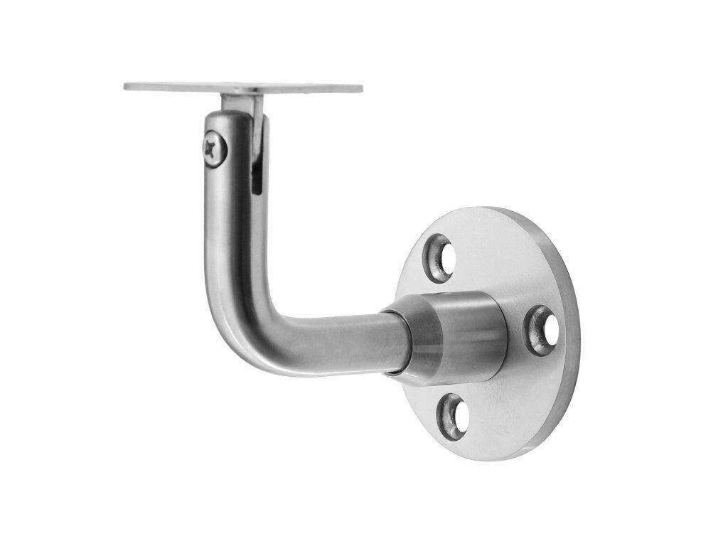 Edelstahl Handlaufhalter Handlaufträger Handlauf Wandhalter Holz Geländer Rohr D - Flach