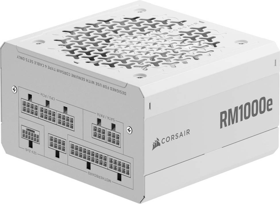 Corsair PSU RMe White 80+Gold FM ATX3.1 2025 PC-/Server Netzteil ATX PLUS Gold