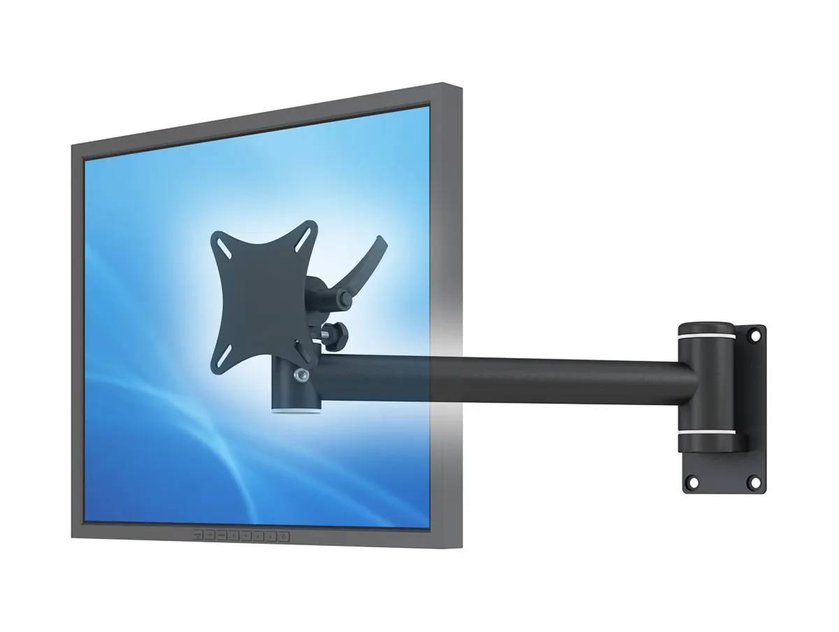 TFT-Star Monitorhalterung für 1 Bildschirm Wandmontage Höhe fix - 17"-32"