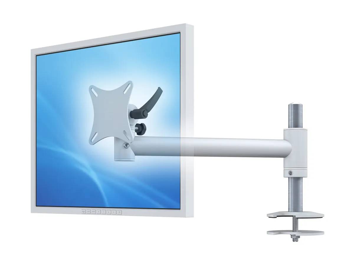 TFT-Star Monitorhalter 1 Bildschirm Einbauadapter mit Kabelauslass (MA) - 17"-24"