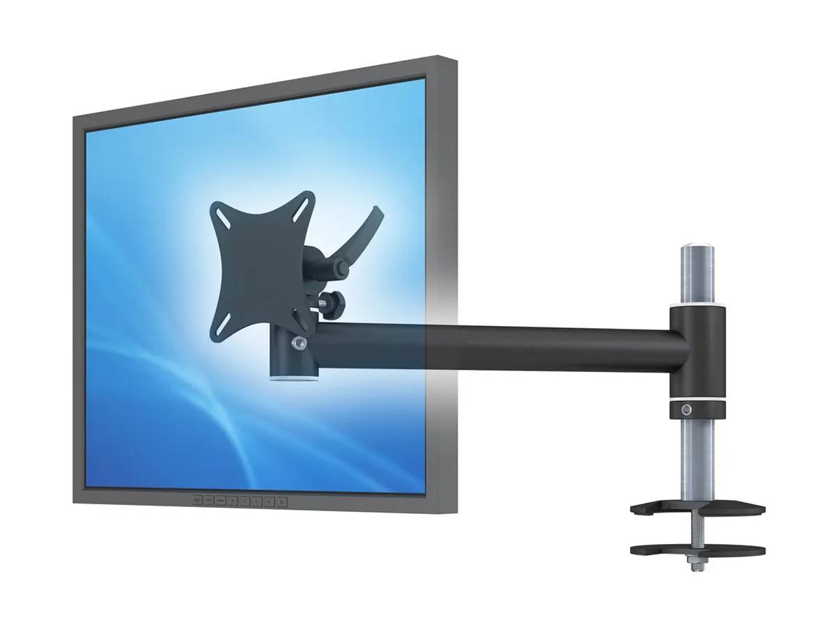 TFT-Star Monitorhalter für 1 Bildschirm Einbauadapter mit Kabelauslass (MA) - 25"-32"