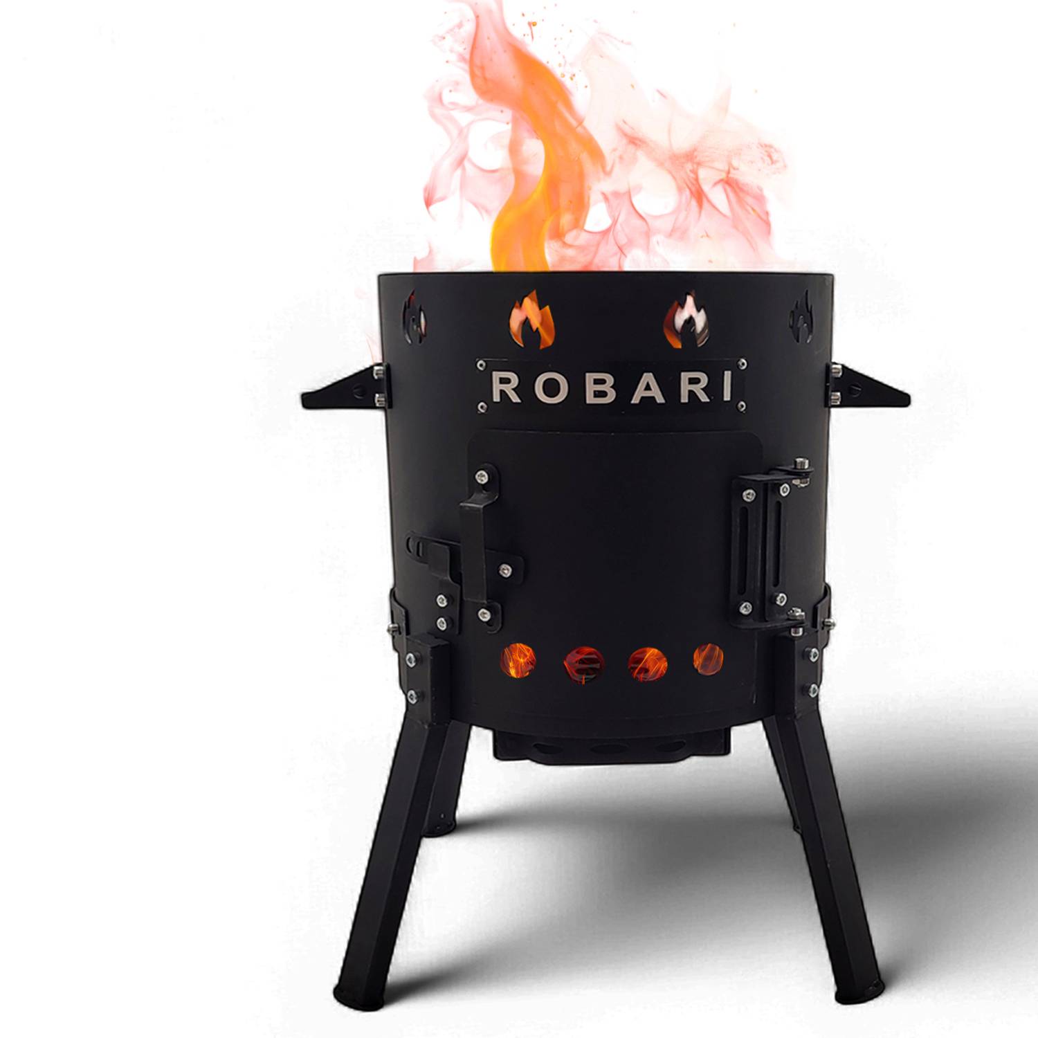 Utschak Set mit Kasan 12 L Deckel aus Gusseisen und Zubehör