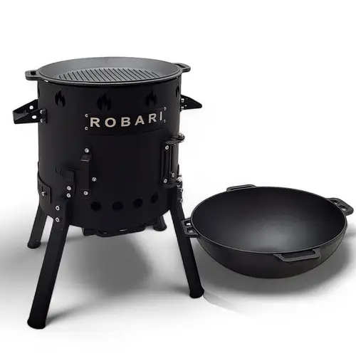 Utschak Set mit Kasan 12 L mit Grilldeckel und Zubehör Utschak Set mit Kasan 12 L mit Grilldeckel und Zubehör