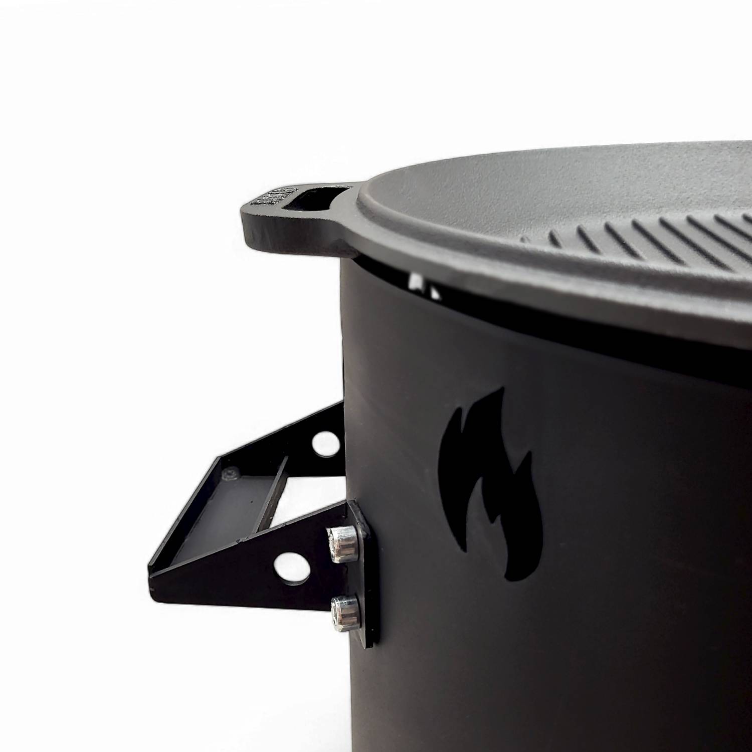 Utschak Set mit Kasan 12 L mit Grilldeckel und Zubehör