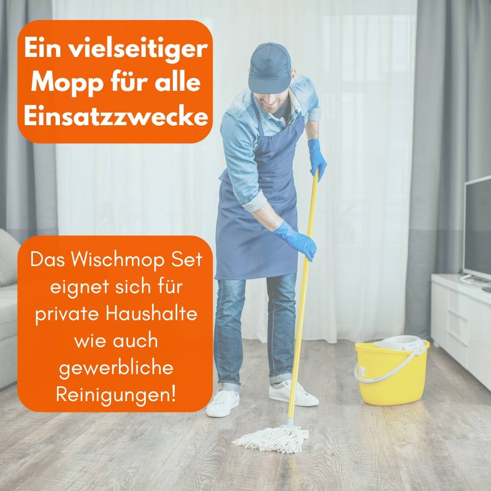 12er Set Wischmopp Ersatz Kopf Set Ersatzmop Wischmop Bodenwischer Aufsatz Microfaser 140gr Wischer Mopp Boden Wischmob