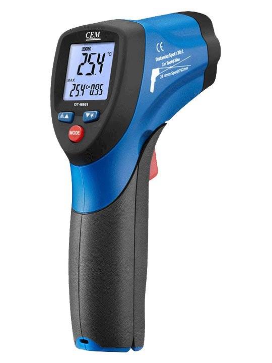 CEM Infrarot Thermometer DT-8861 für Zuhause & Garten ( -50°C , 550ºC )
