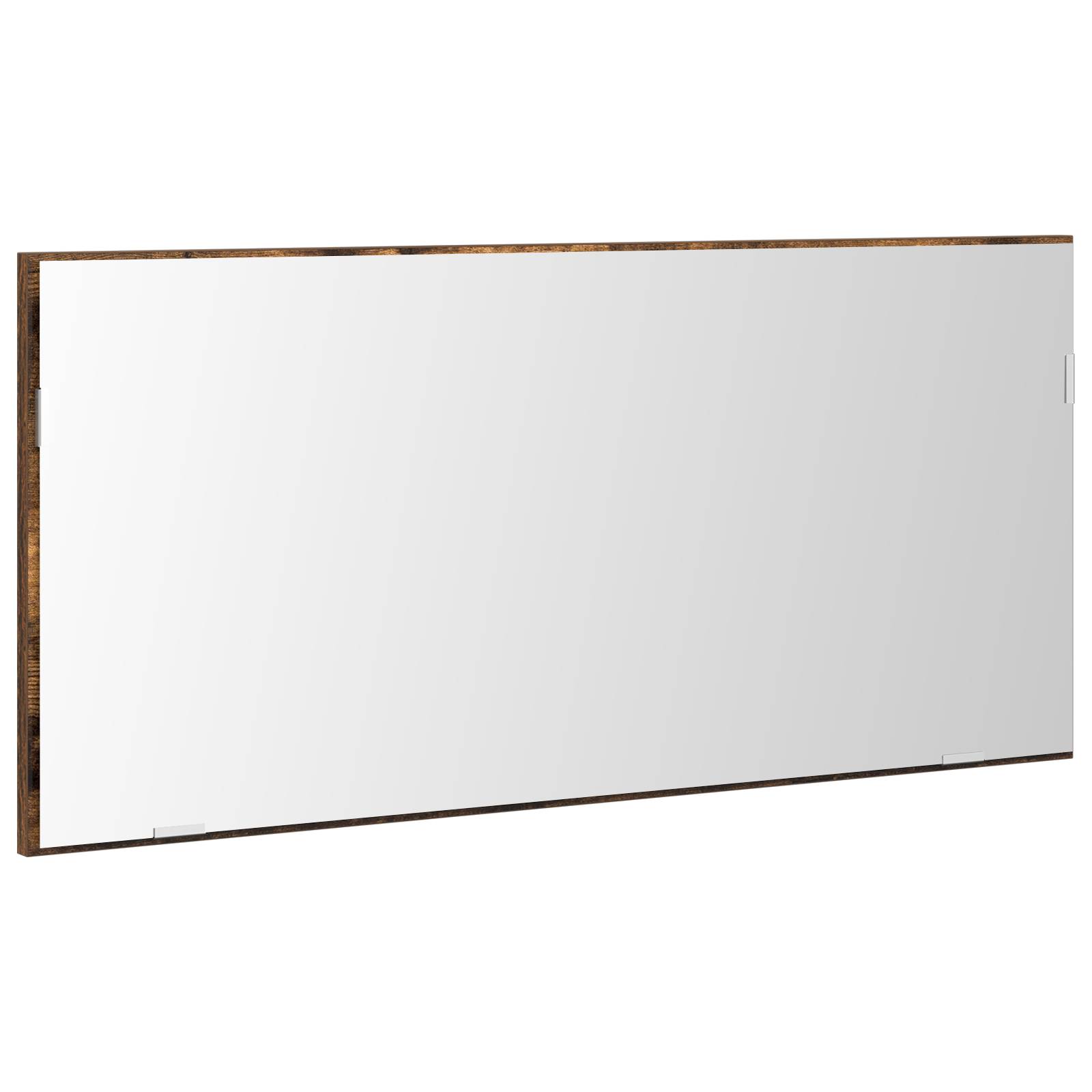 vidaXL Spiegelschrank mit LED-Leuchte Räuchereiche 80x37 cm