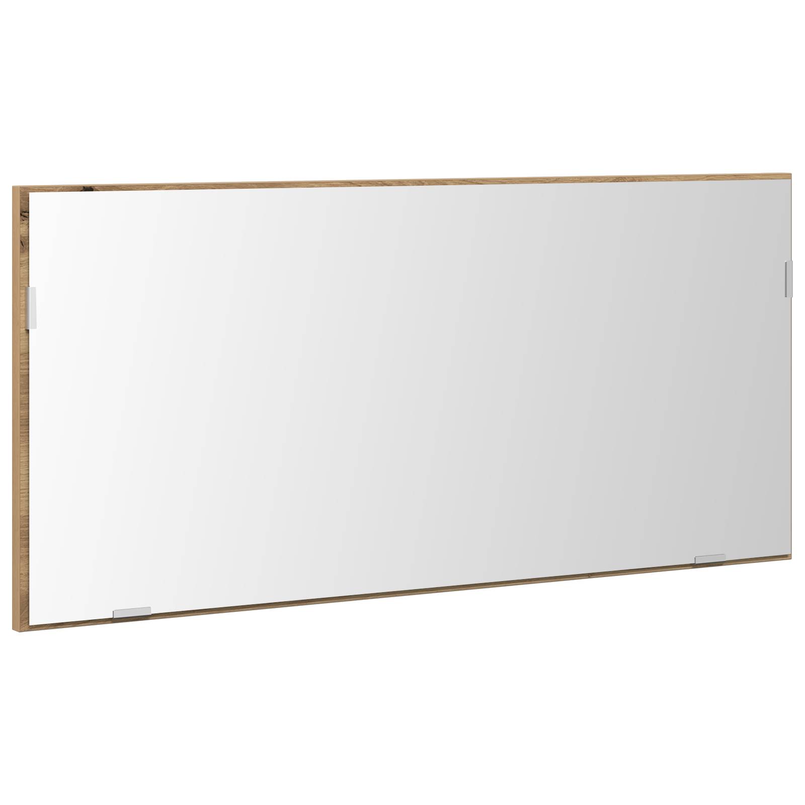 vidaXL Spiegelschrank mit LED-Leuchte Artisan Eiche 80x37 cm