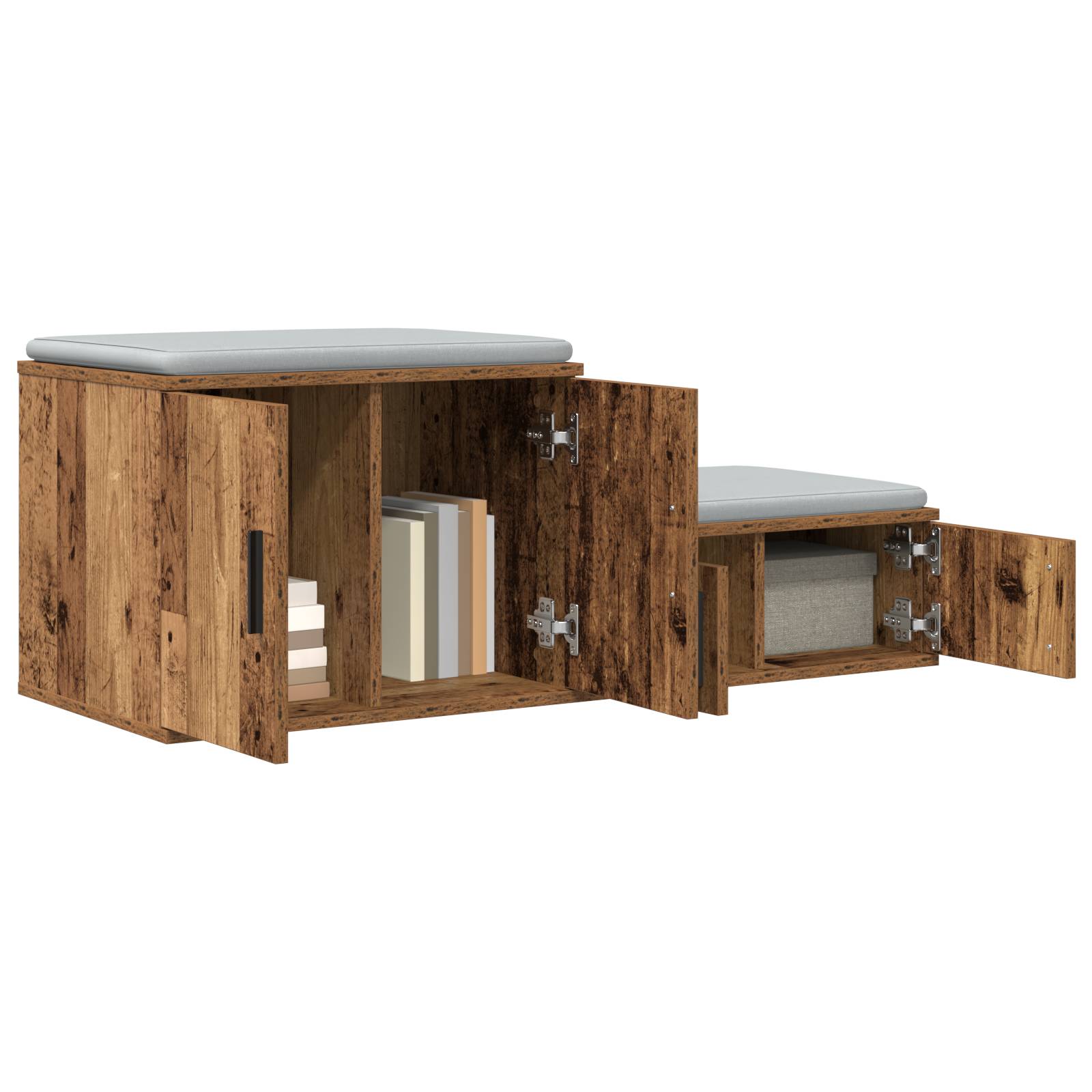 vidaXL Beistellschrank Altholz 108x41x40 cm Holzwerkstoff