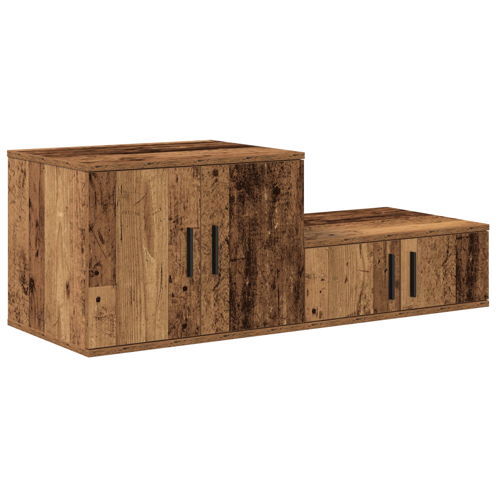 vidaXL Beistellschrank Altholz 108x41x40 cm Holzwerkstoff