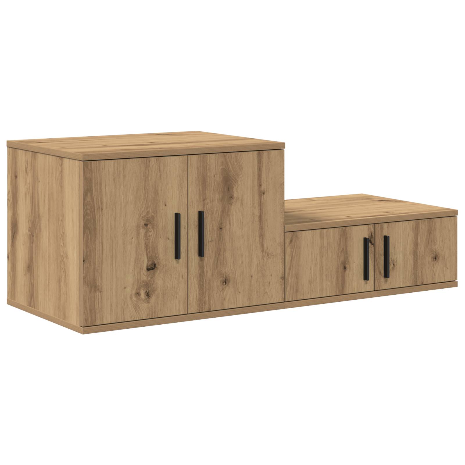 vidaXL Beistellschrank Artisan Eiche 103x41x40 cm Holzwerkstoff