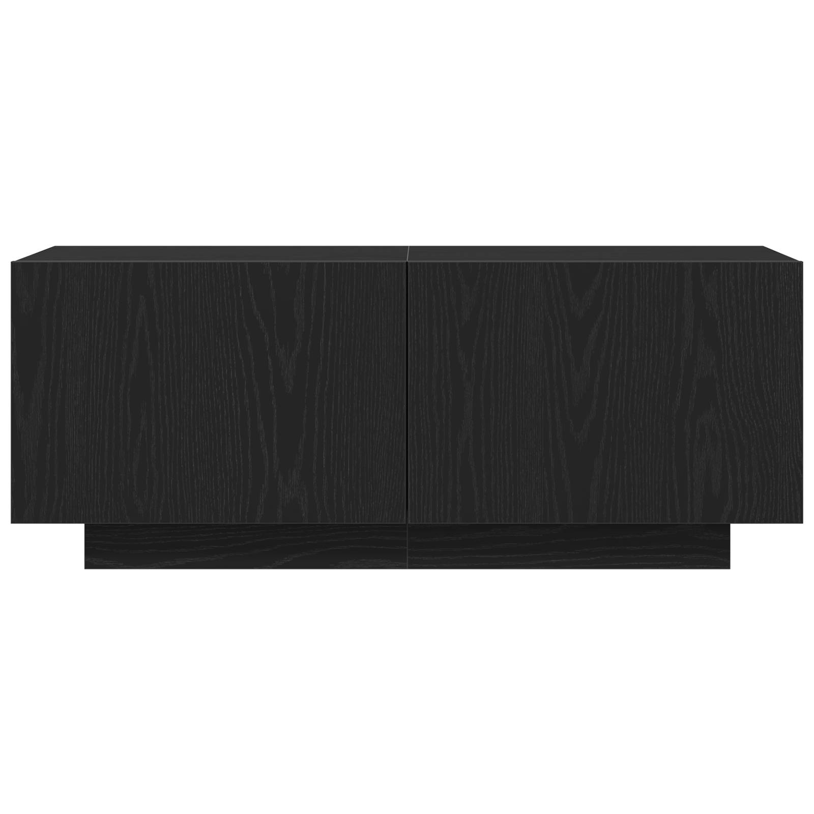 vidaXL Nachttisch Schwarze Eiche cm Holzwerkstoff