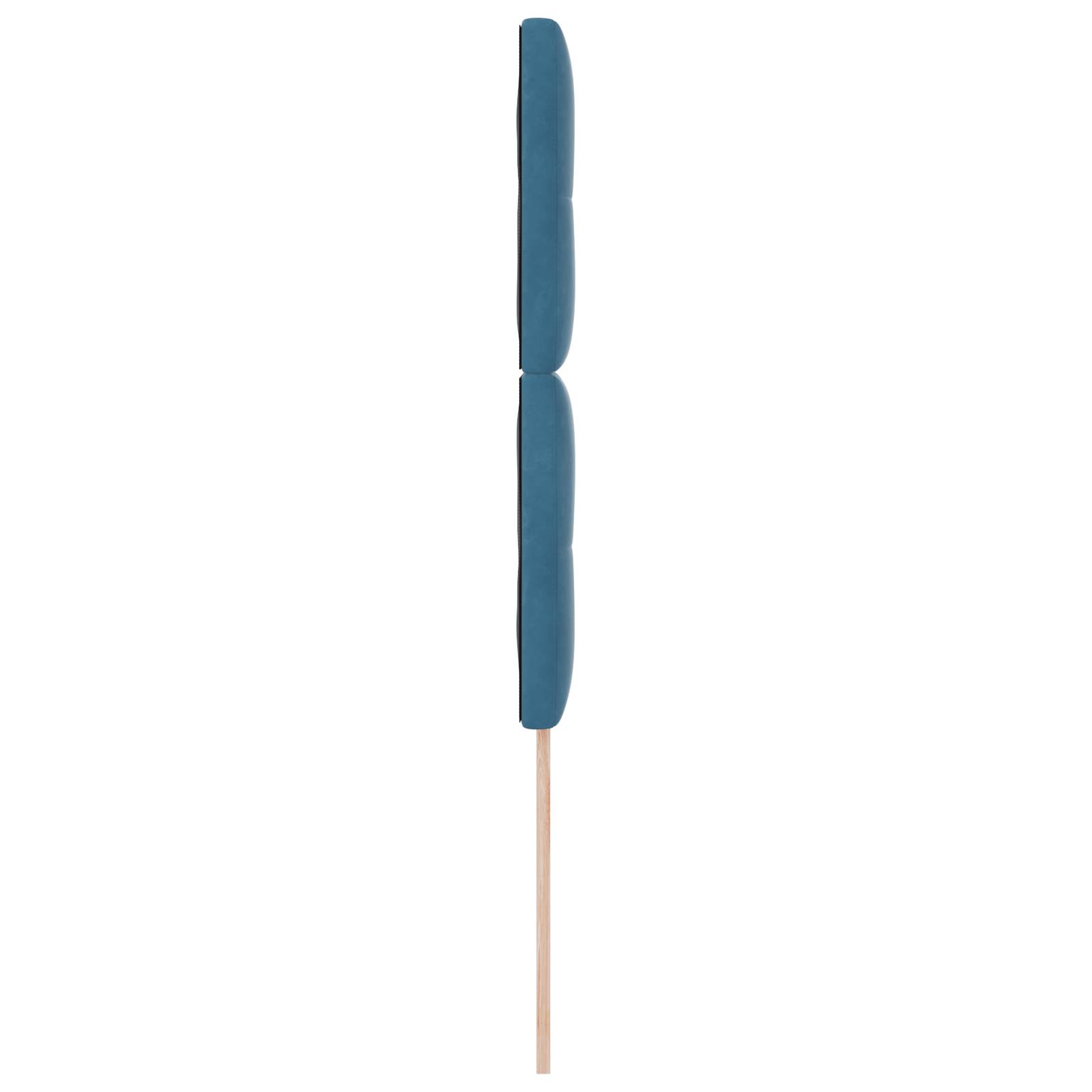 vidaXL Kopfteil mit Knopfheftung Dunkelblau 80 cm Samt