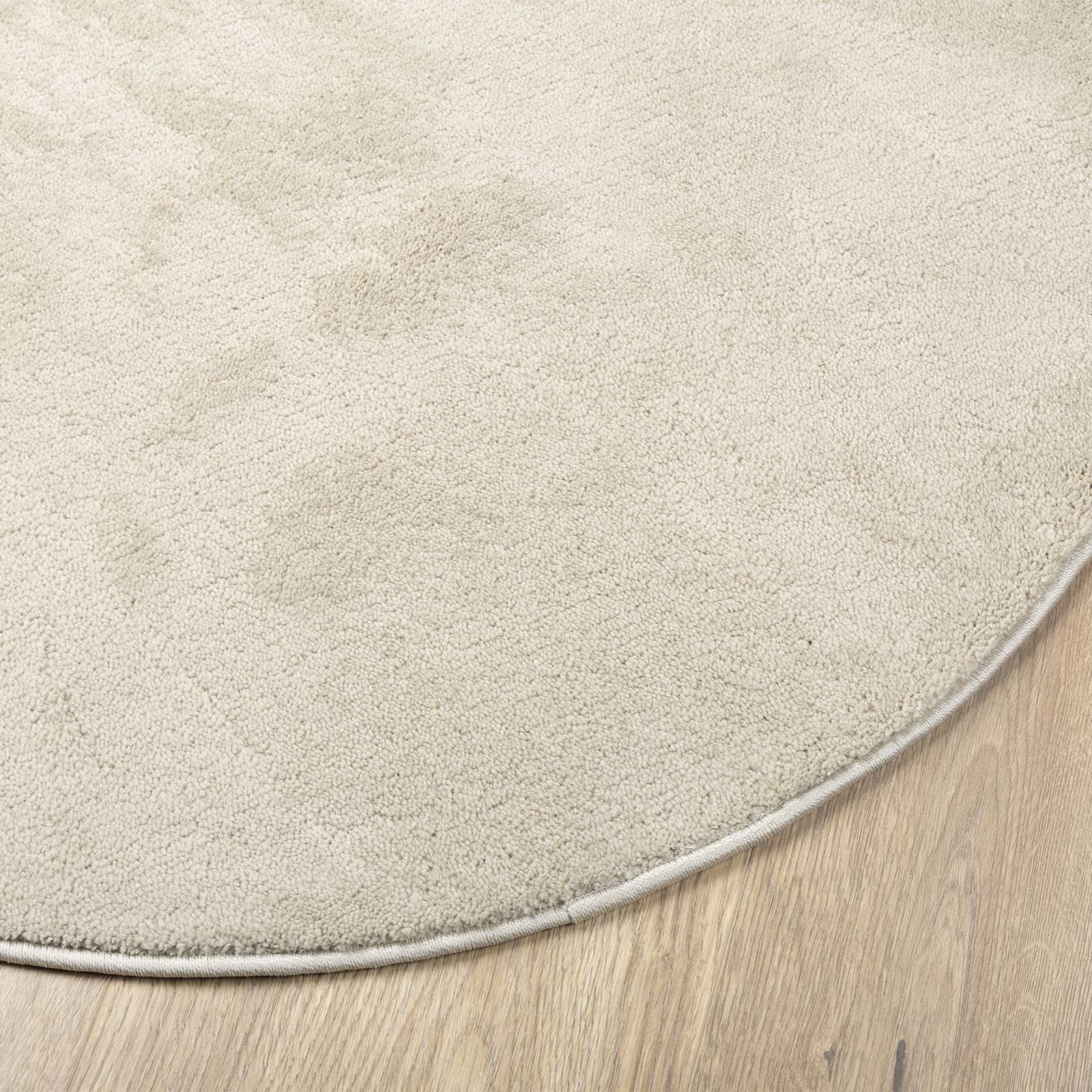 vidaXL Teppich HUARTE Kurzflor Weich & Waschbar Beige 100x200 cm