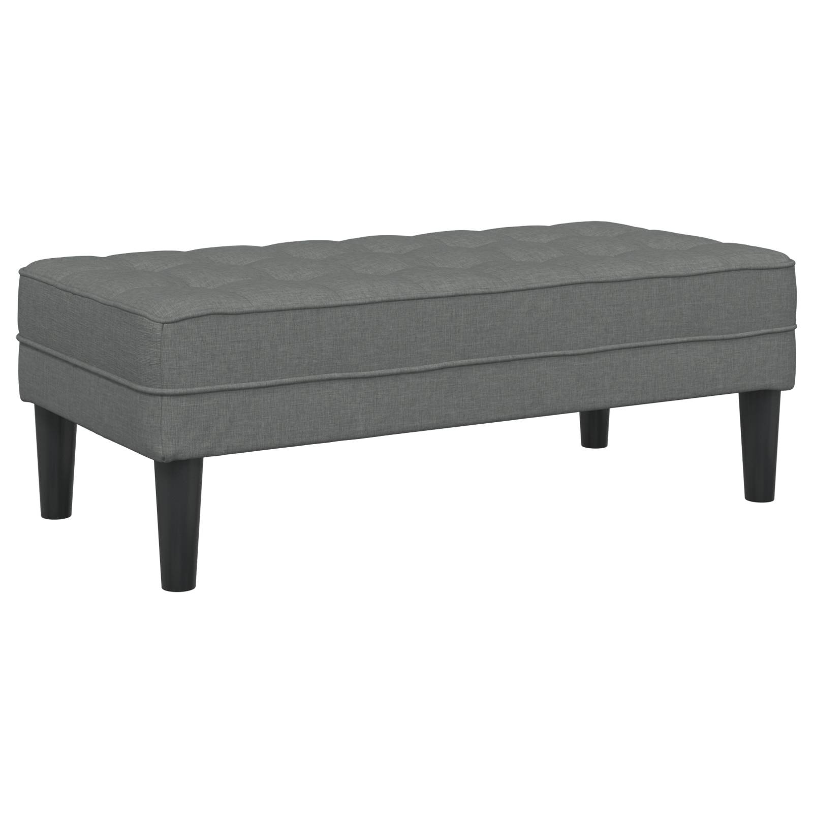 vidaXL Bank Dunkelgrau 113x57x39 cm Stoff