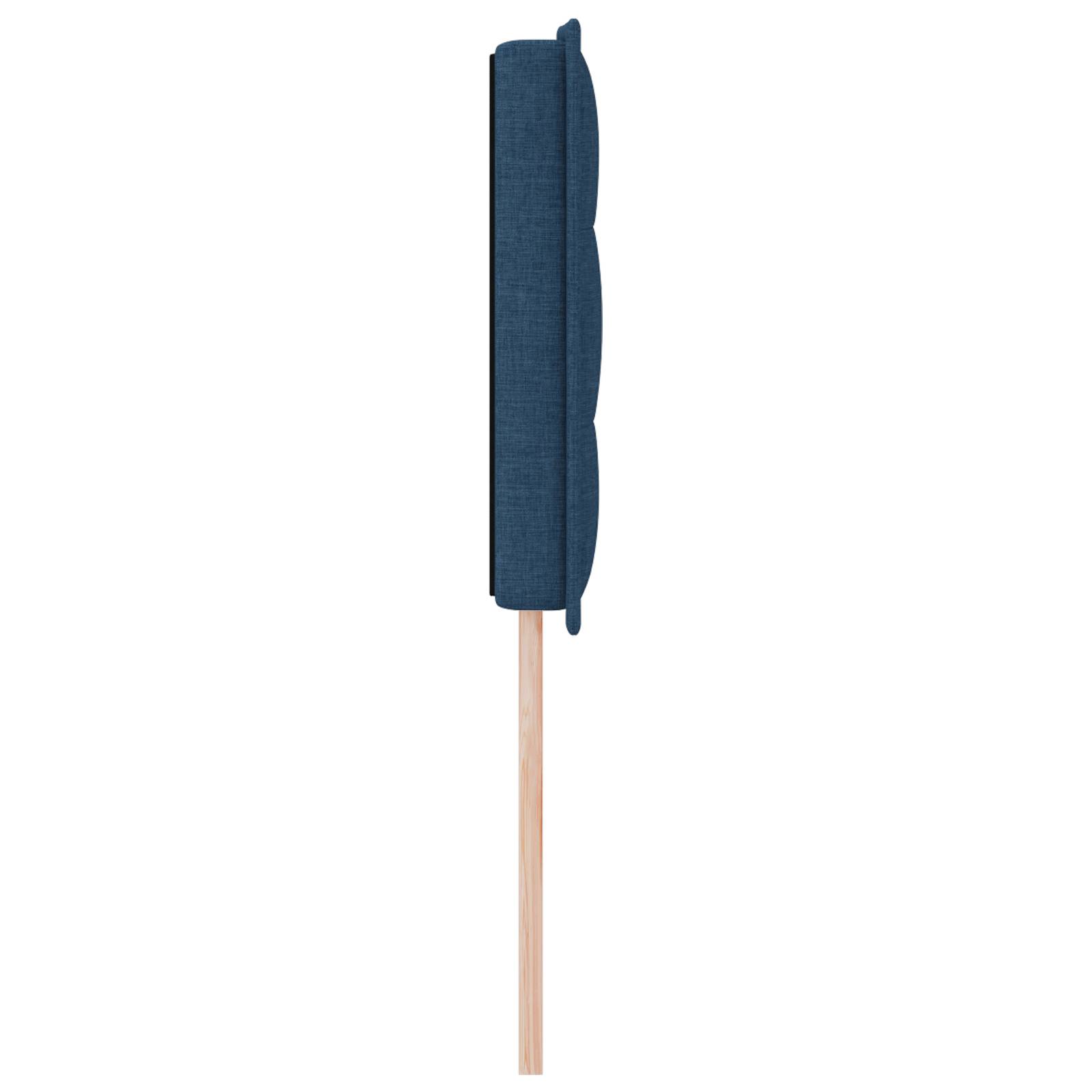 vidaXL Kopfteil Linien-Design Blau 160 cm Stoff
