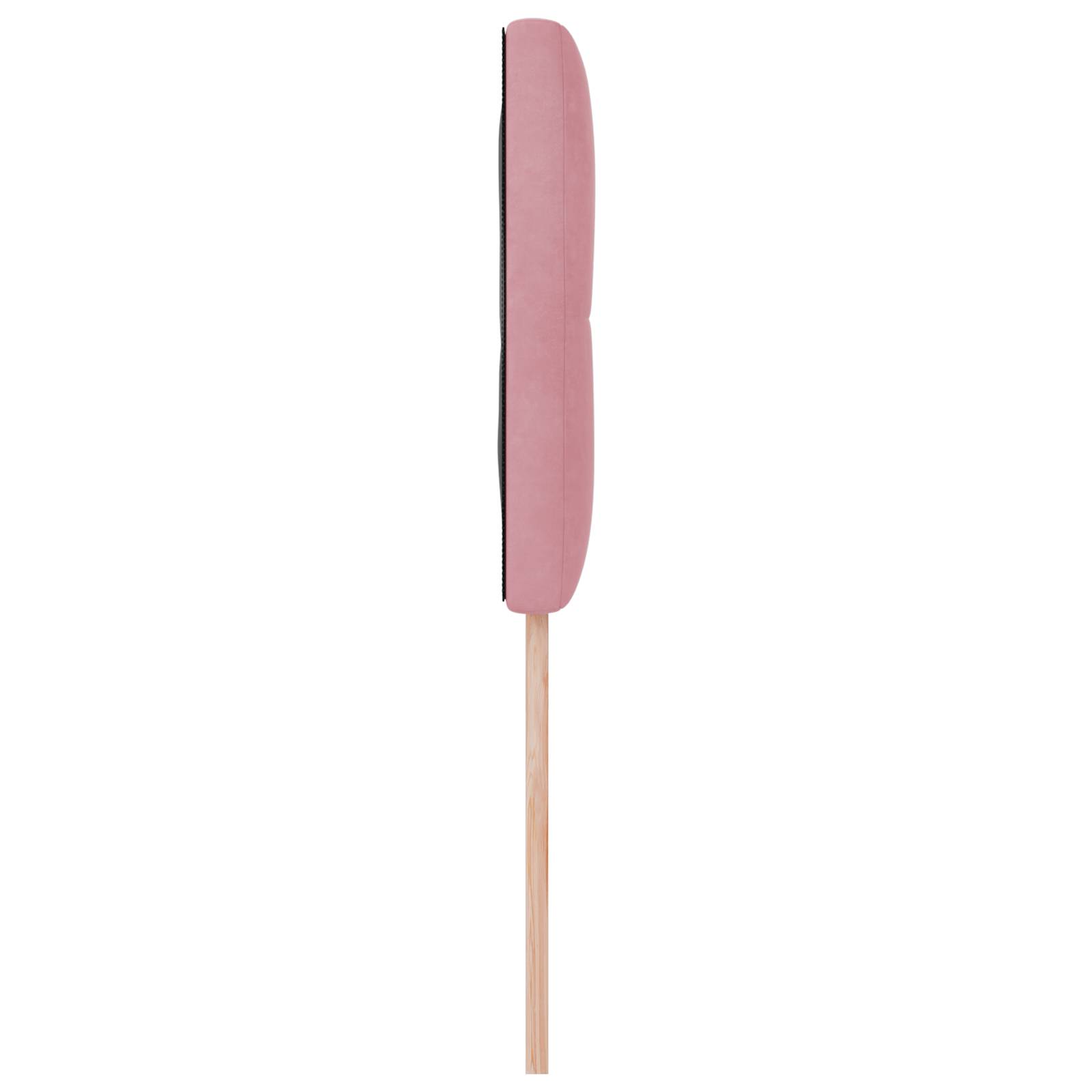 vidaXL Kopfteil mit Knopfheftung Rosa 80 cm Samt