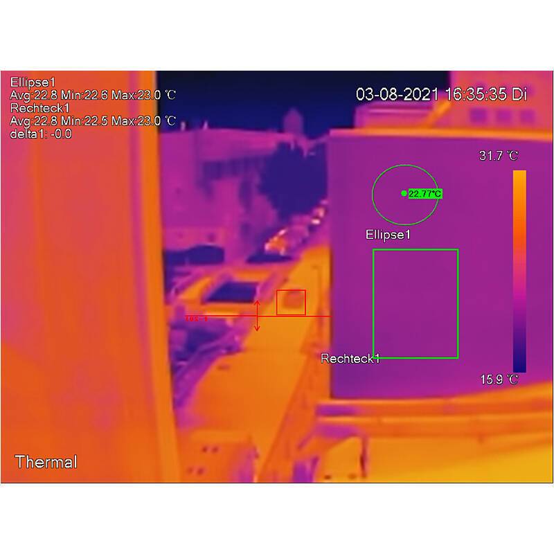 Dahua TPC-BF2241-TB7F8-DW-S2 IP-Thermal Kamera 4MP, 256 x 192 PixelBullet Kamera, Thermal Kamera | Blickwinkel:24° (Obj