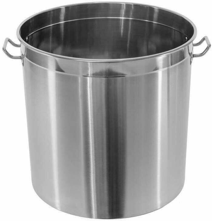 Gastronomie Kochtopf XXL aus Edelstahl in 5 Größen 20l, 30l, 45l, 70l, 90l auswählbar