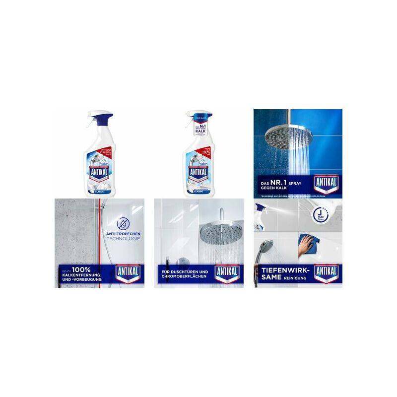 ANTIKAL Kalkreiniger-Spray CLASSIC, 800 ml Sprühflasche