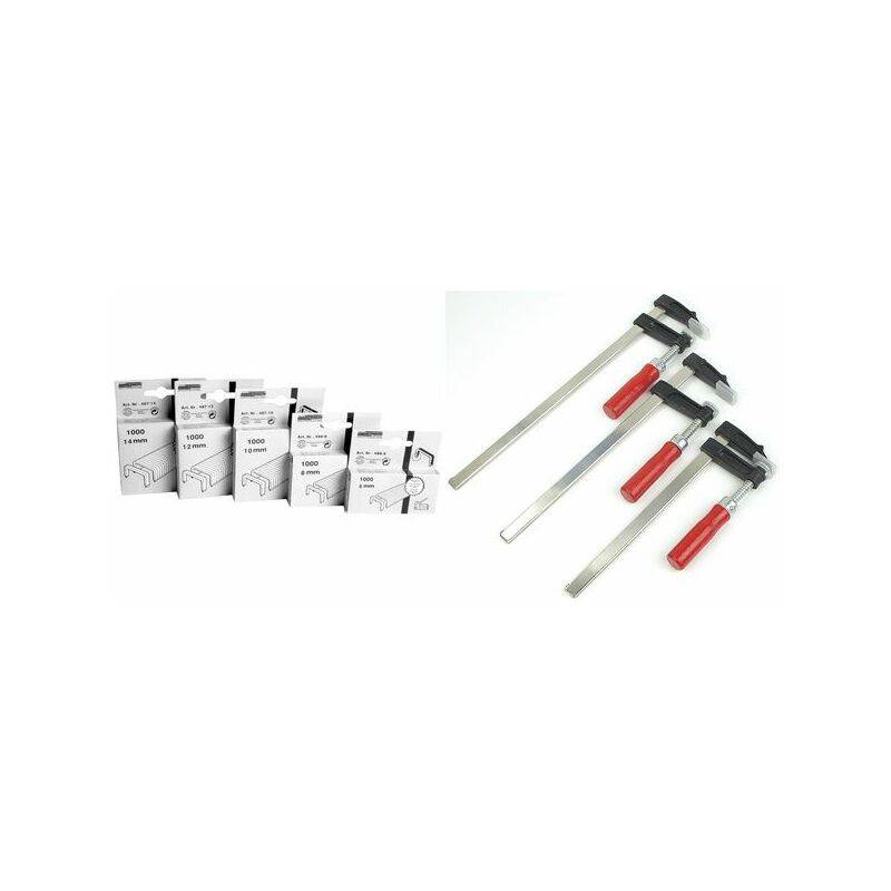 BRÜDER MANNESMANN Heftklammern, 8 mm, verzinkt, 1.000 Stück