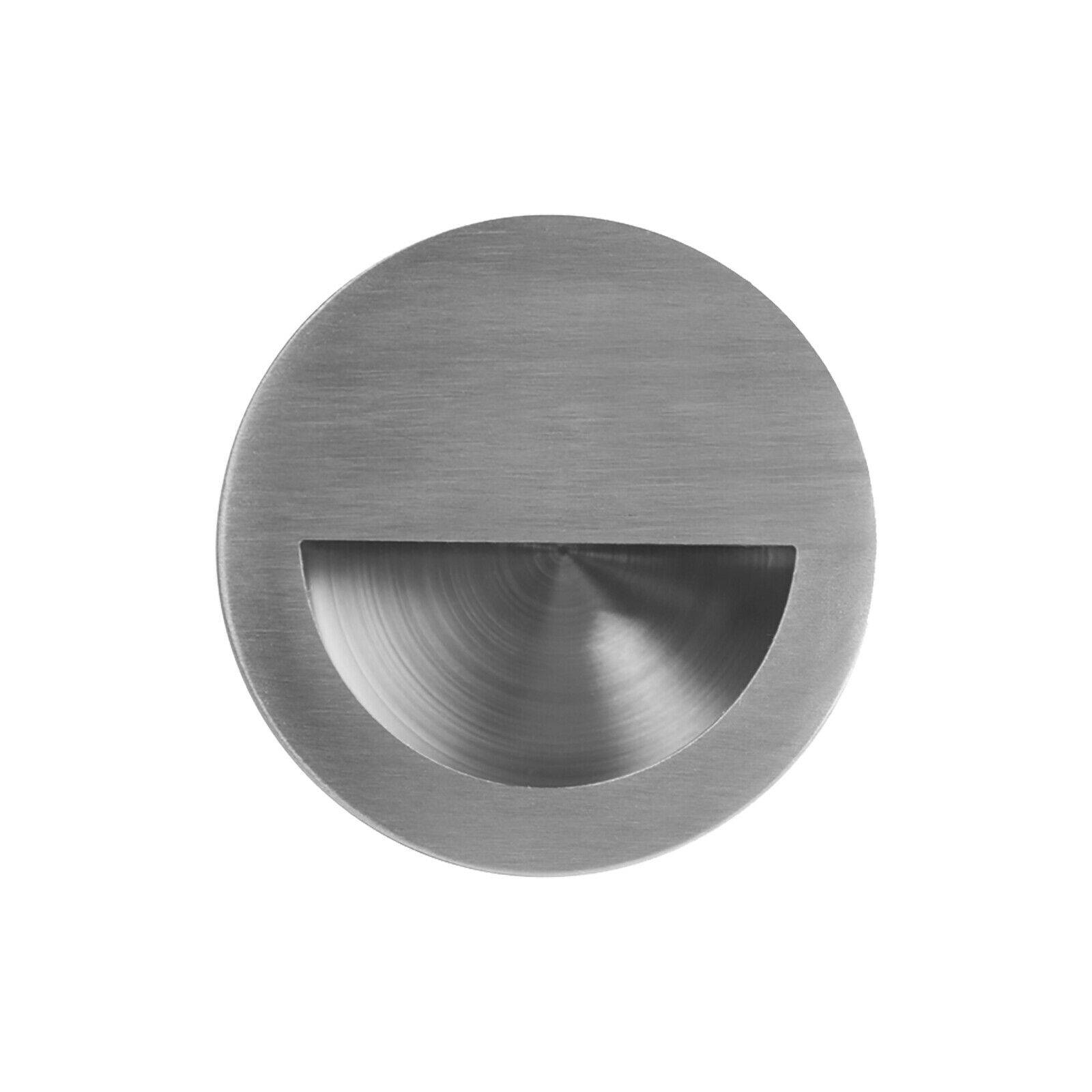 Edelstahl Muldengriff Möbelgriff Muschelgriff Griffmulde Griffmuschel Griff Ø70mm