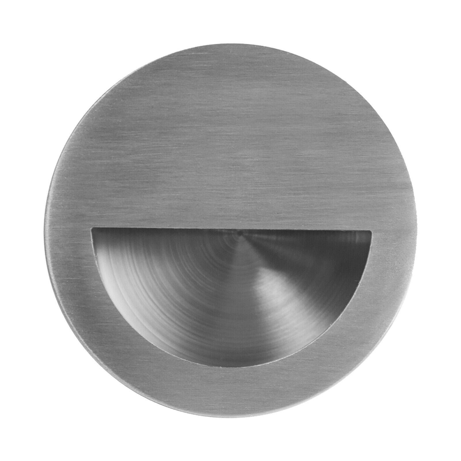 Edelstahl Muldengriff Möbelgriff Muschelgriff Griffmulde Griffmuschel Griff Ø90mm