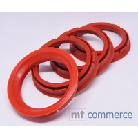 4x BRANDT Zentrierringe 73,0 x 57,1 mm rot Radnabe Felgen Ringe 4x BRANDT Zentrierringe 73,0 x 57,1 mm rot Radnabe Felgen Ringe